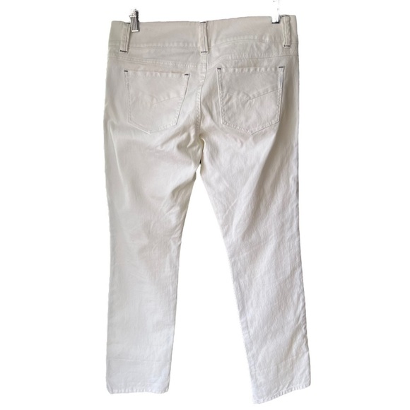 CAbi - White Bootcut Double Button Business Casual Spring Jeans Sz 6 - Picture 4 of 9